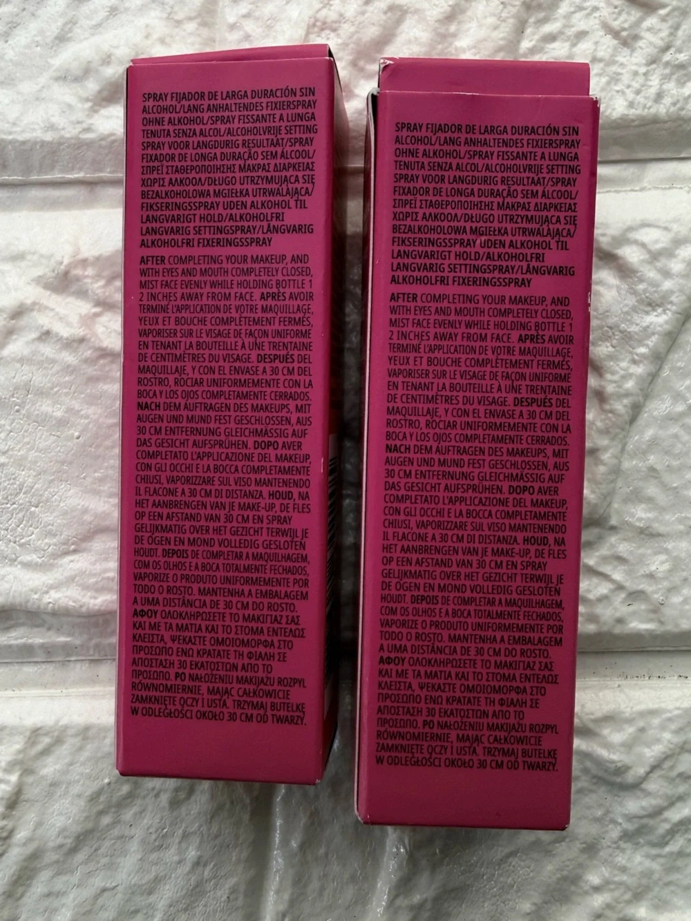 NWT Set of 2 MAC Fix+ Stay Over Long Lasting Setting Spray - Alcohol Free